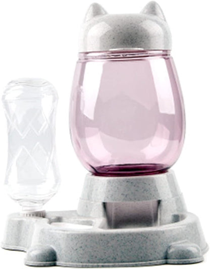  Food Feeder & Water Dispenser For Pets