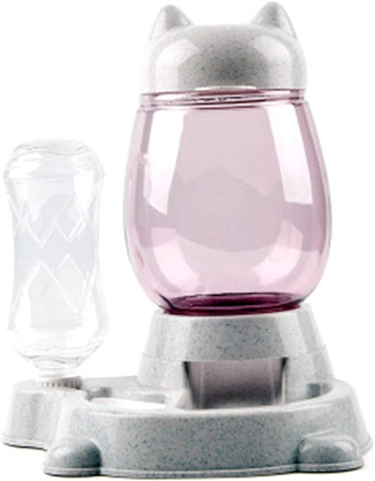  Food Feeder & Water Dispenser For Pets