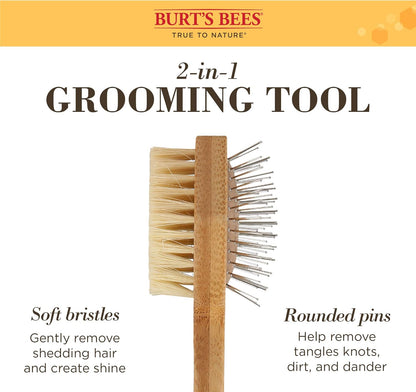 Double Sided Pin & Bristle Brush