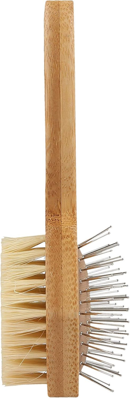 Double Sided Pin & Bristle Brush
