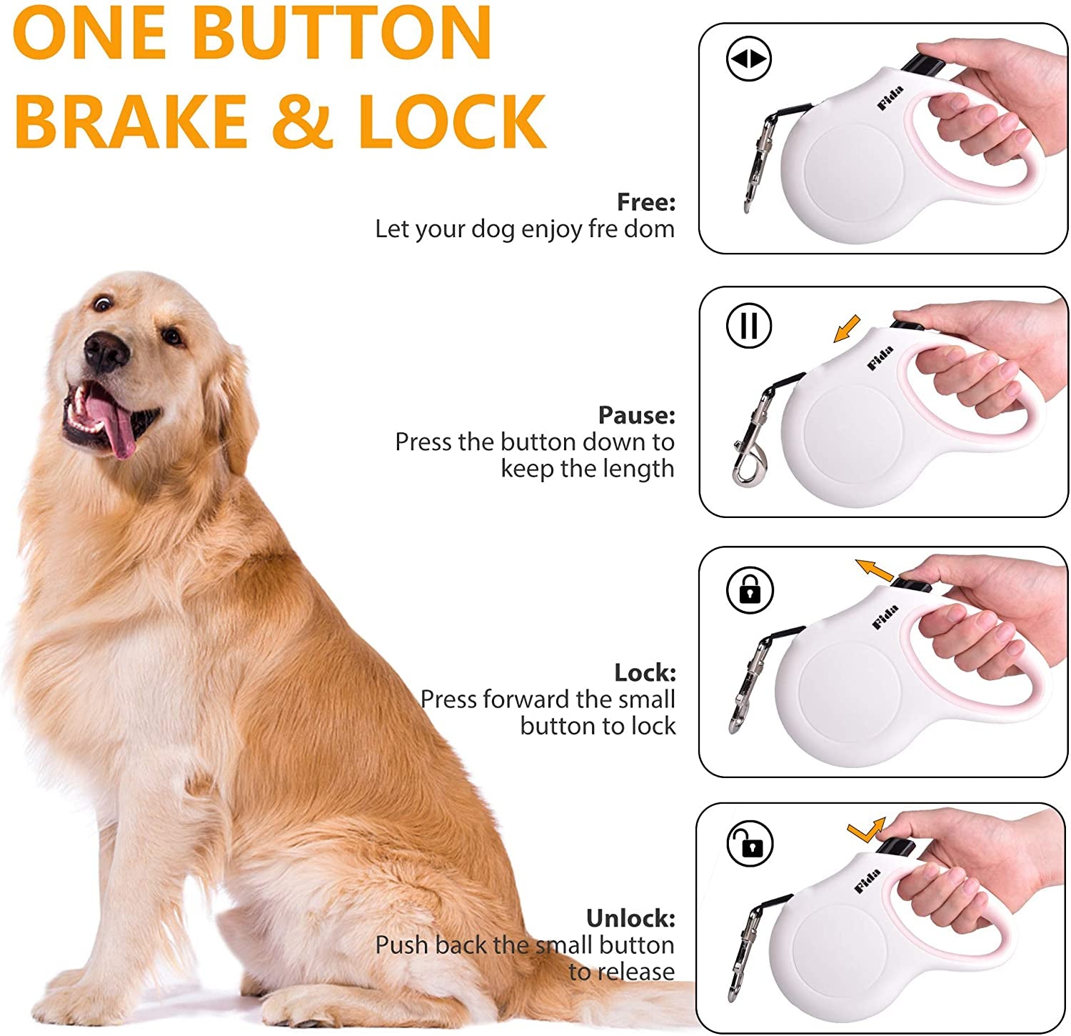 Retractable Dog Leash 