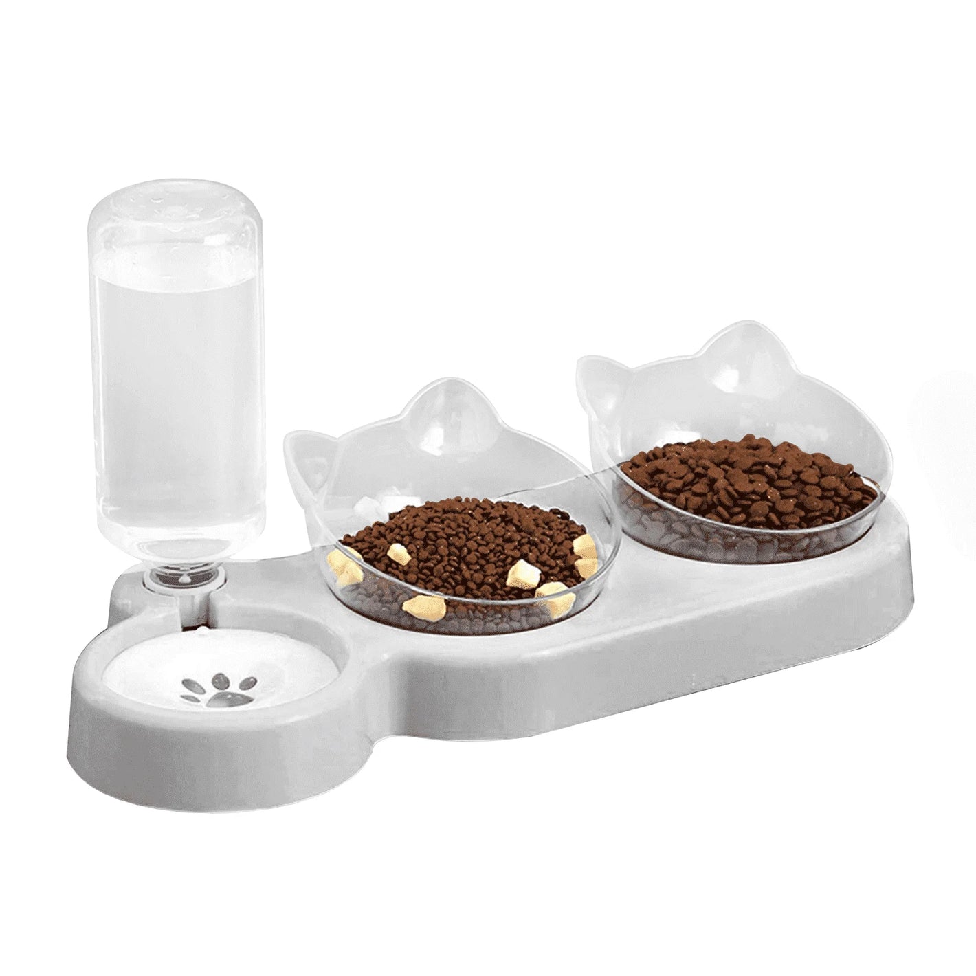  Cat Dishes Food and Water Bowl 