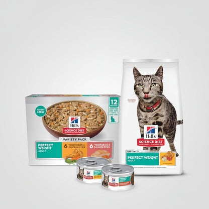 Perfect Weight Adult Dry Cat Food - Chicken Flavor, 3 lb Bag