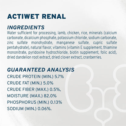 Vet Formulated Wet Dog Food for Kidney Support