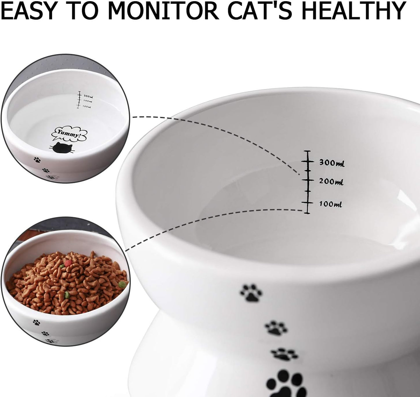 Elevated Cat Food Bowl