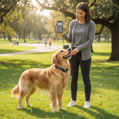 Dog Collar with Airtag Holder
