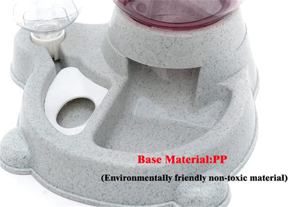  Food Feeder & Water Dispenser For Pets