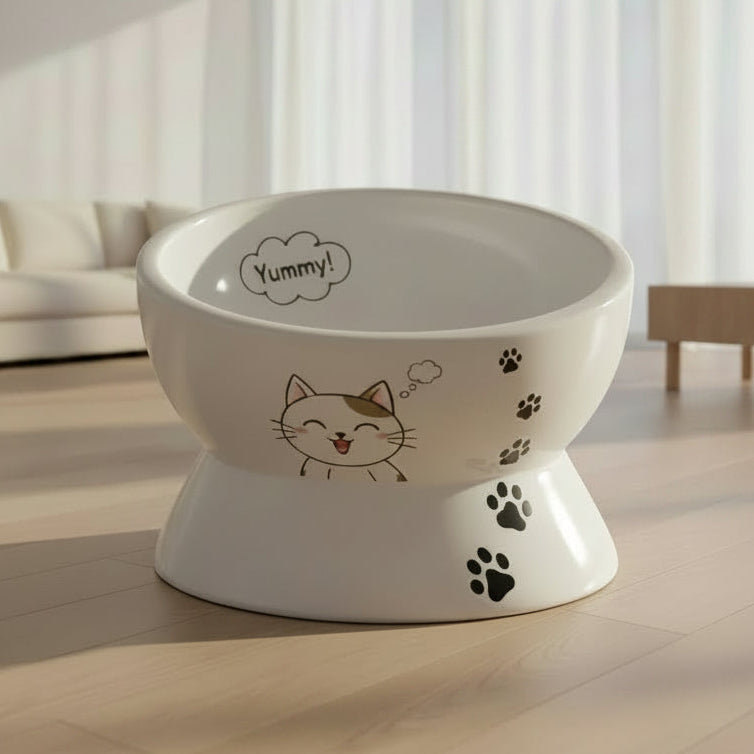 Elevated Cat Food Bowl
