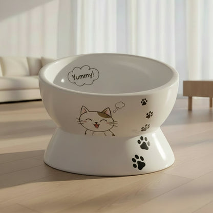 Elevated Cat Food Bowl