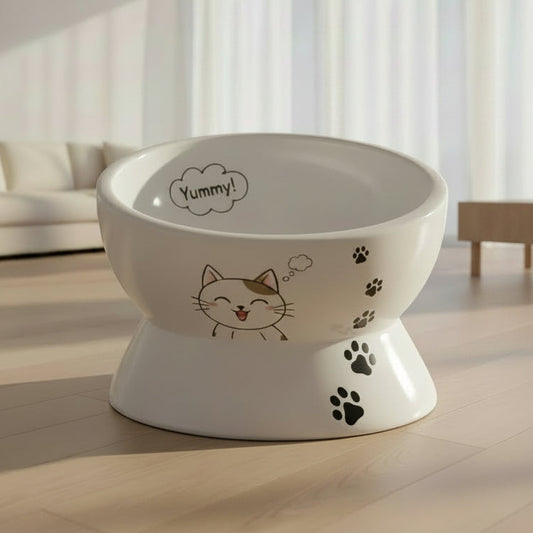 Elevated Cat Food Bowl